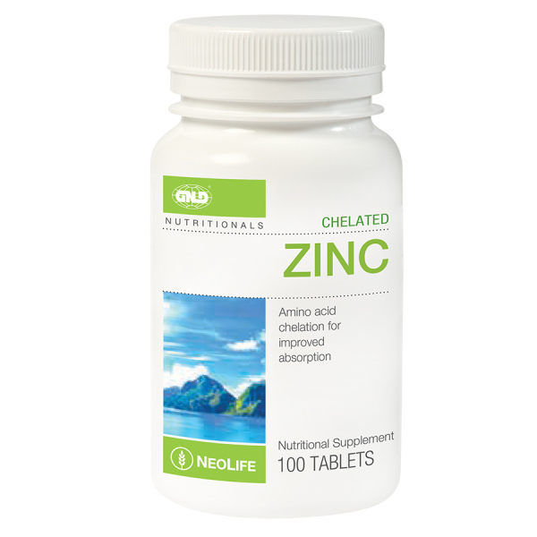 Chelated Zinc - 100 Tablets