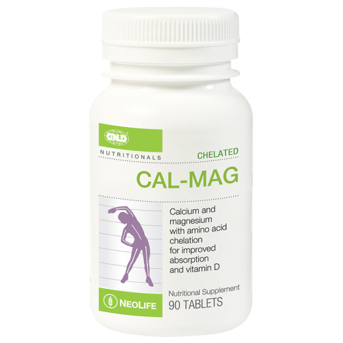 Chelated Cal-Mag with 500 IU Vitamin D3 - 90 Tablets