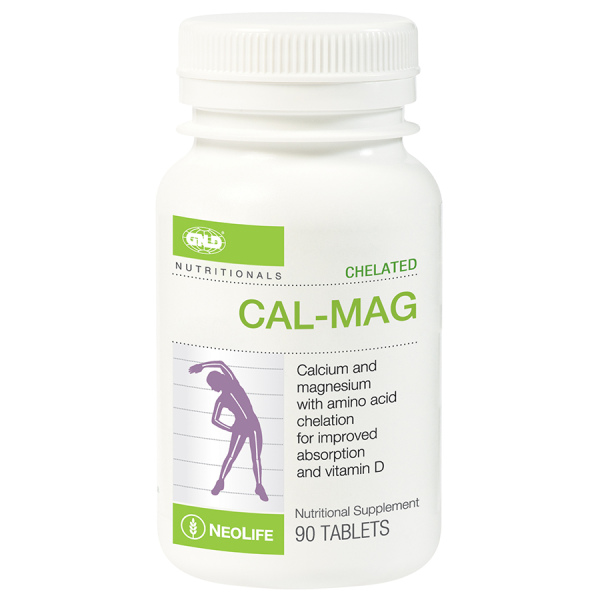 Chelated Cal-Mag with 500 IU Vitamin D3 - 90 Tablets